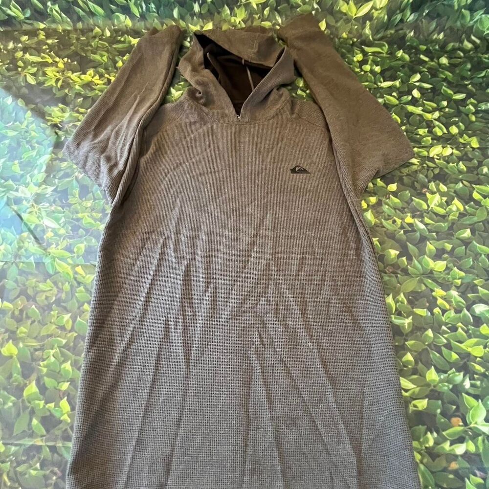 Quiksilver Men's Grey Hoodie